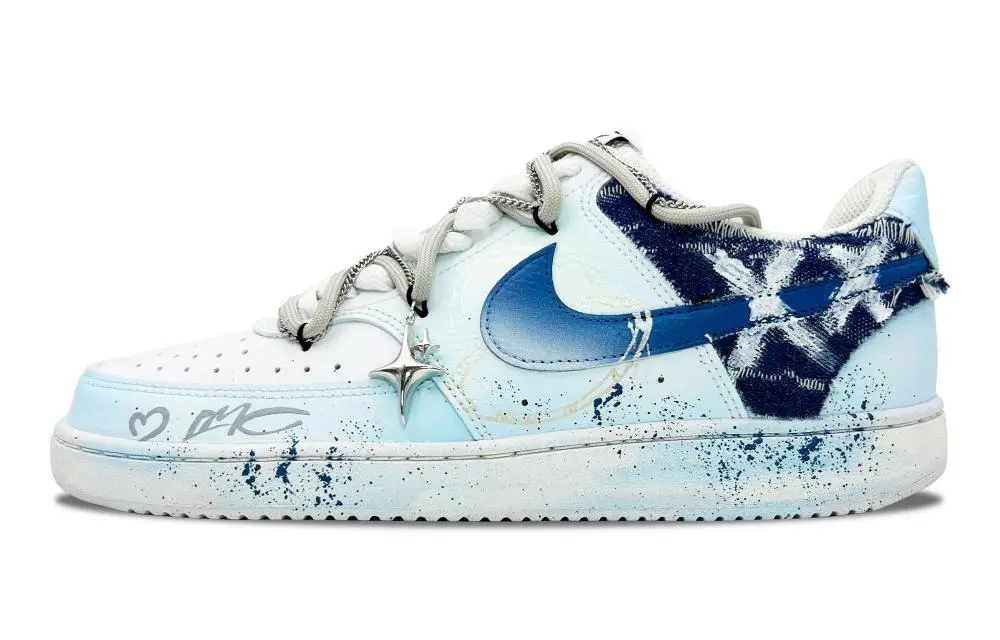 Nike Low top Skateboard Shoes Unisex Azure