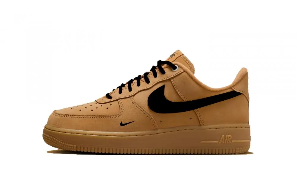 Nike Air Force 1 Skateboard Shoes Unisex Low top Black Brown
