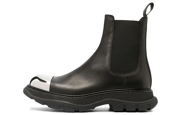 Alexander McQueen Tread Slick Boot 'Black Silver'