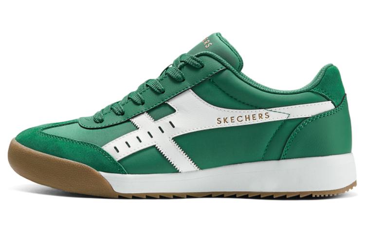 Skechers Street Breathable Low-Top Casual Shoes Men's Green White