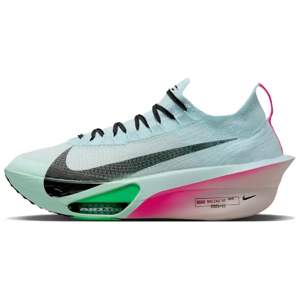 Nike Air Zoom Alphafly Next% 3 Abrasion Resistant Low Top Running Shoes Men's Blue Green