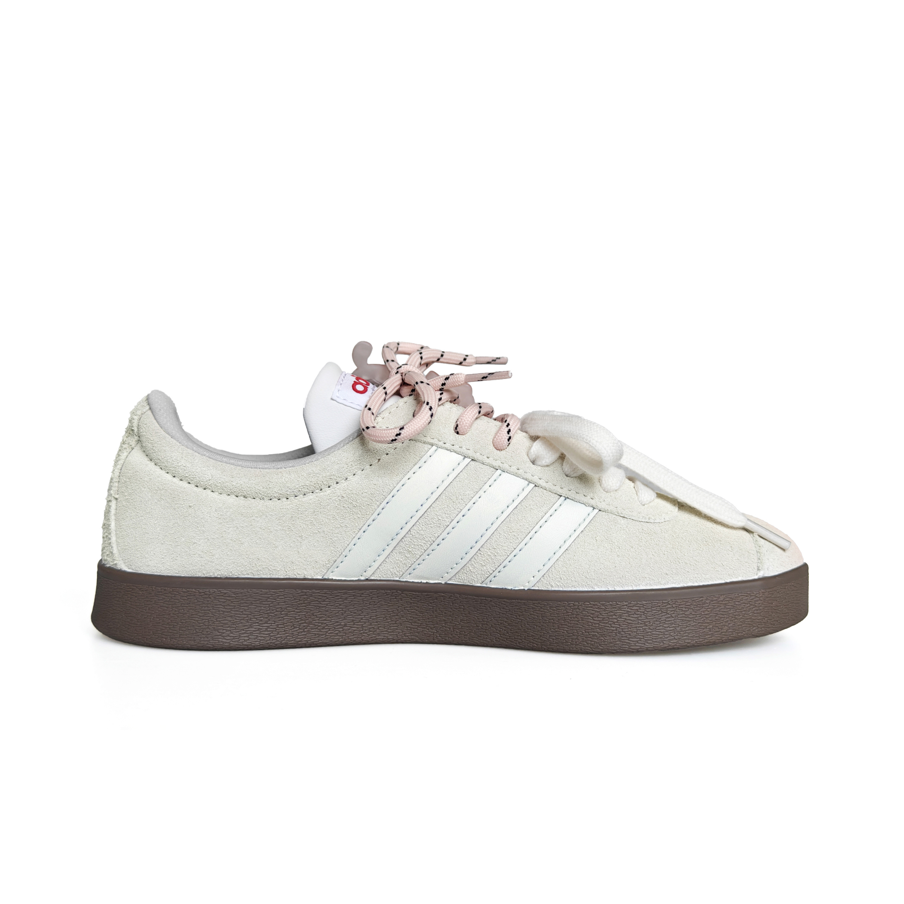 Adidas VL COURT 2.0 Peach Blossom Abrasion Resistant Low Top German Army Trainers Women's Pink White купить в интернет-магазине Yoocart с быстрой доставкой по России.