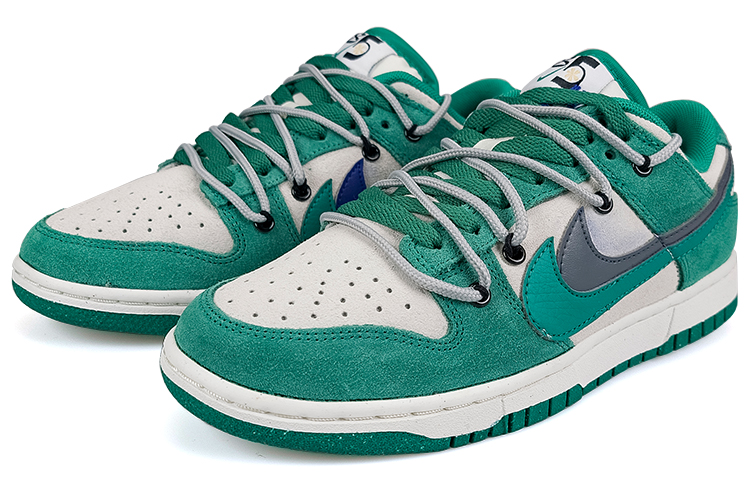 Nike Dunk Low Top Skateboard Shoes Women's White Green Gray Blue купить в интернет-магазине Yoocart с быстрой доставкой по России.