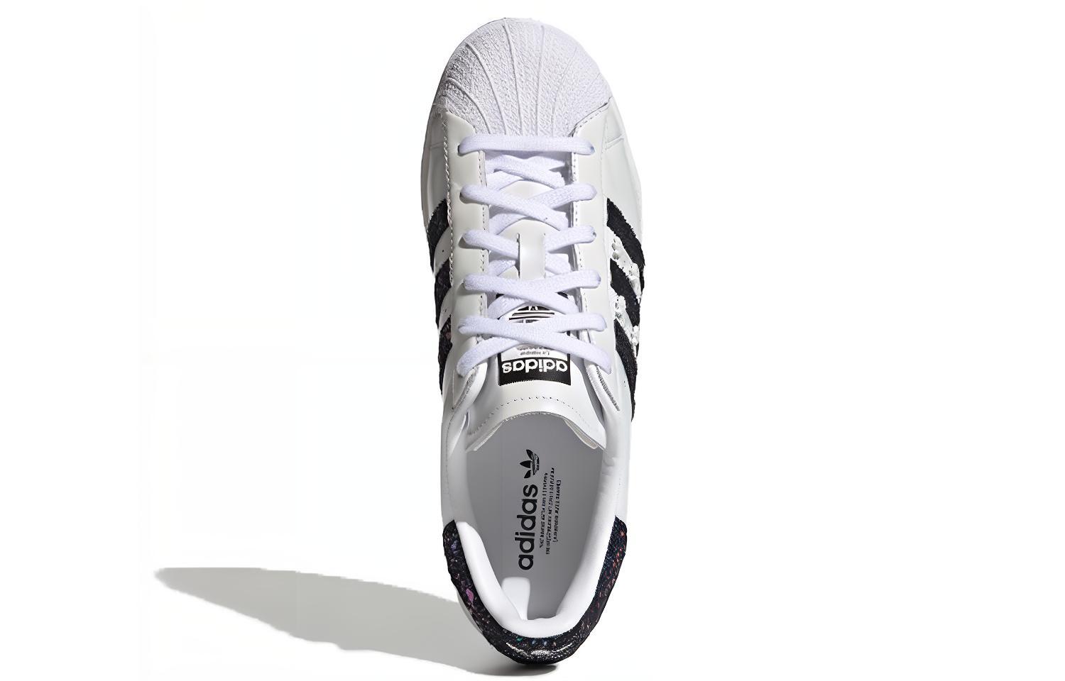 Adidas Originals Superstar White Black Splatter Women's