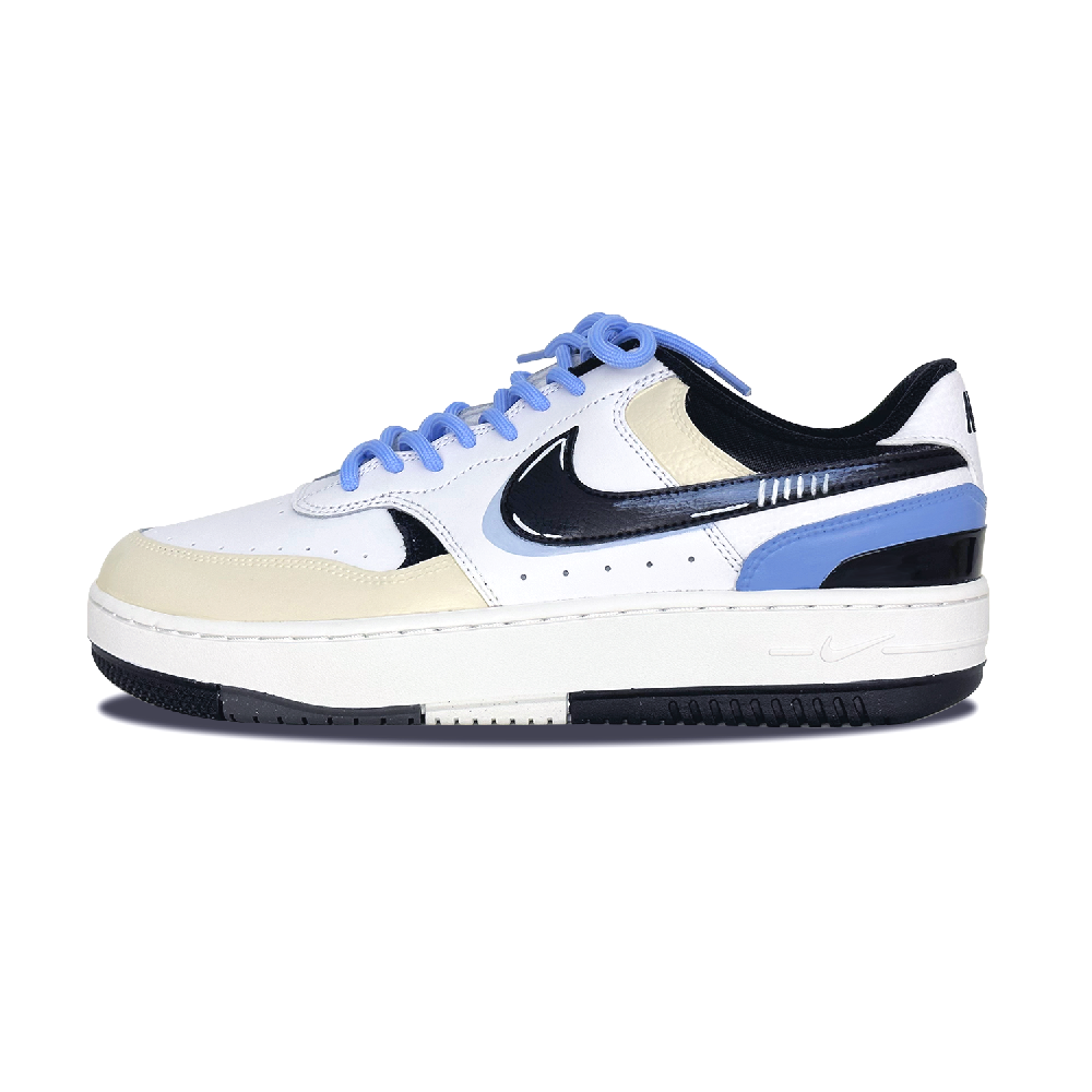 Nike Gamma Force Low-Top Skateboard Shoes Unisex Beige Blue