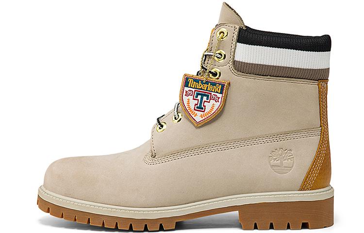 Timberland 6 Inch Heritage Cupsole Boots 'Beige Nubuck With Black'