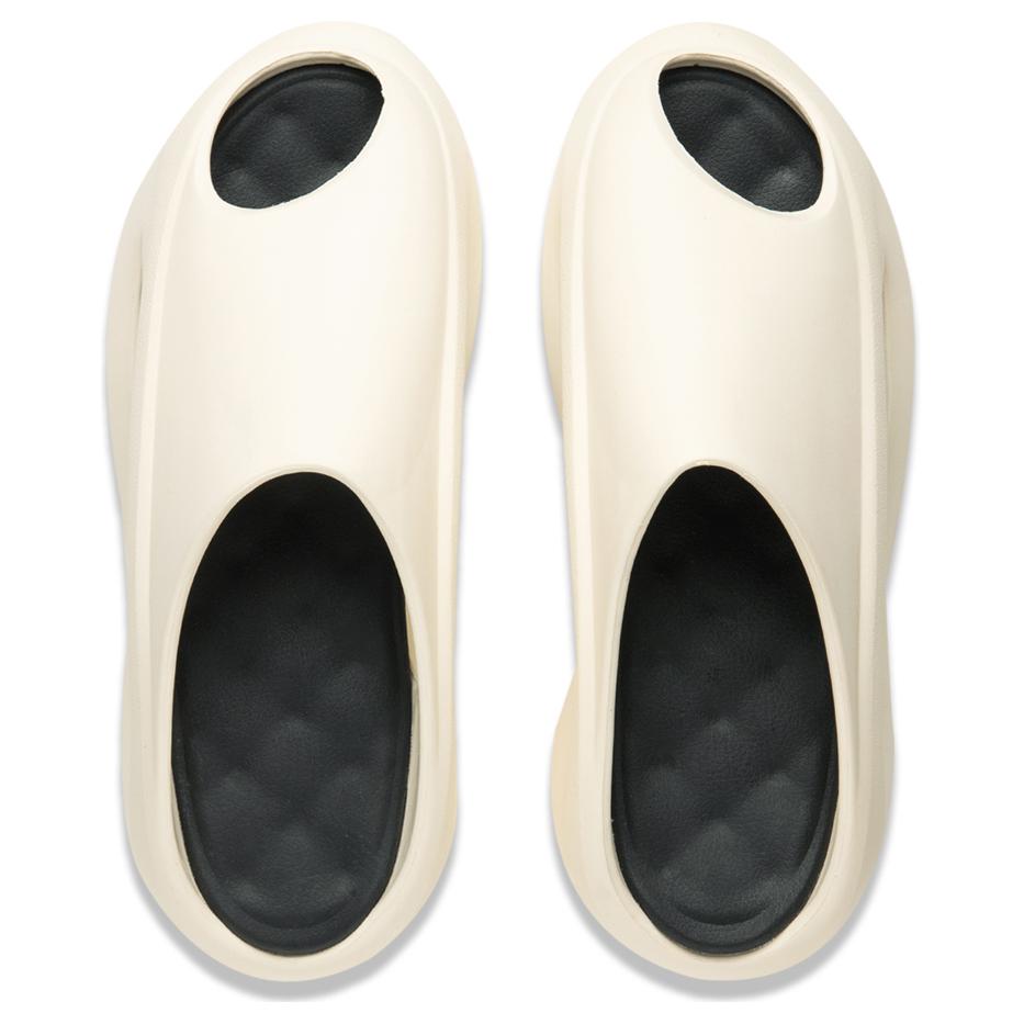 LiNing Yun You Slay Slip-Resistant Abrasion-Resistant Slide Slippers Unisex White Black