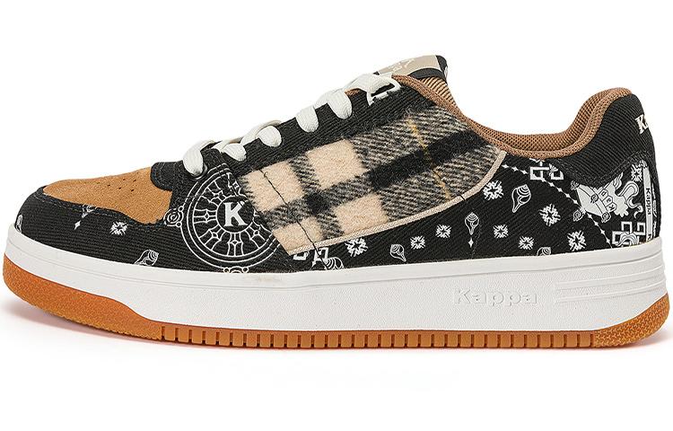 Kappa Low-Top Skateboard Shoes Unisex Black