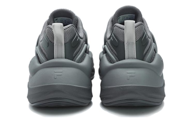 FILA FUSION BUZZARD Cushioning Wear-Resistant Low-Top Casual Shoes Men's Gray
