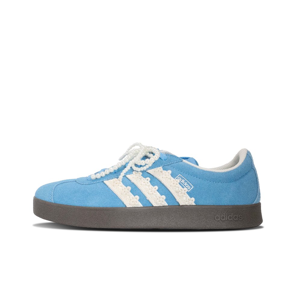 Adidas VL COURT 2.0 Low Top Skateboard Shoes Unisex Sky Blue