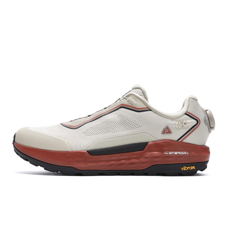FILA BOA EXPLORER 2 Low Top Outdoor Shoes Men's Almond Milk White