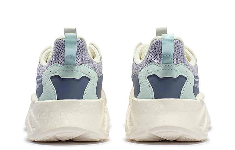 361° Light And Comfortable Anti Slip Wear Resistant Low Top Casual Shoes Women's White Blue