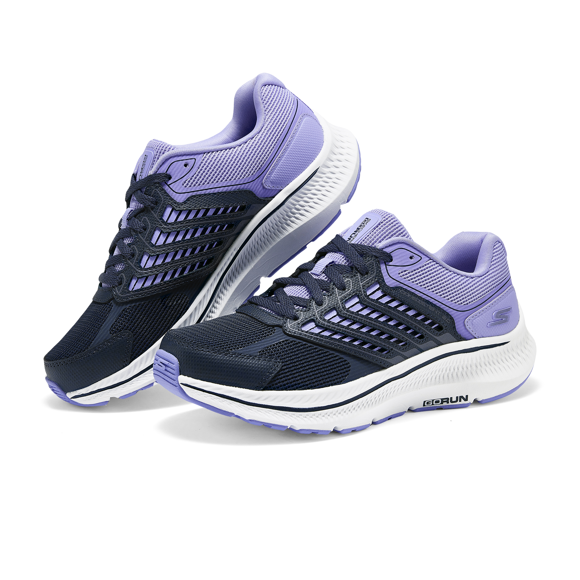 Skechers WOMEN'S GO Series Support Low-Top Casual Running Shoes Women's Blue Purple купить в интернет-магазине Yoocart с быстрой доставкой по России.