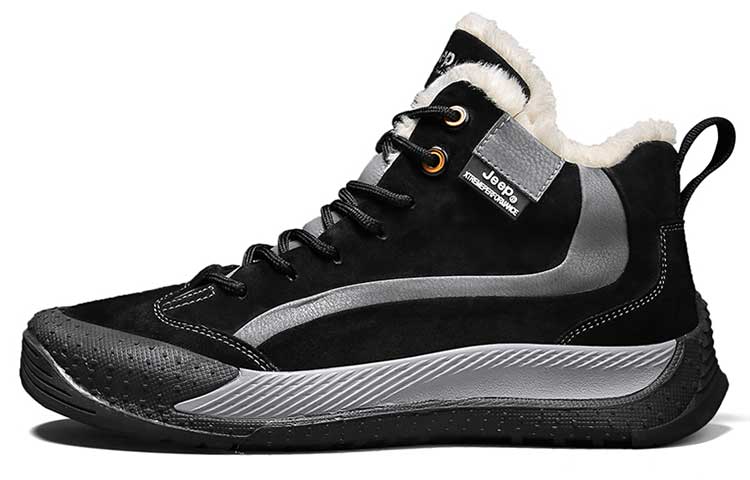 Jeep Snow Boots Men Black