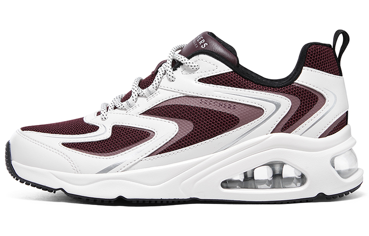 Skechers Tres Air Uno 'Street Fl Air White Burgundy' Women's
