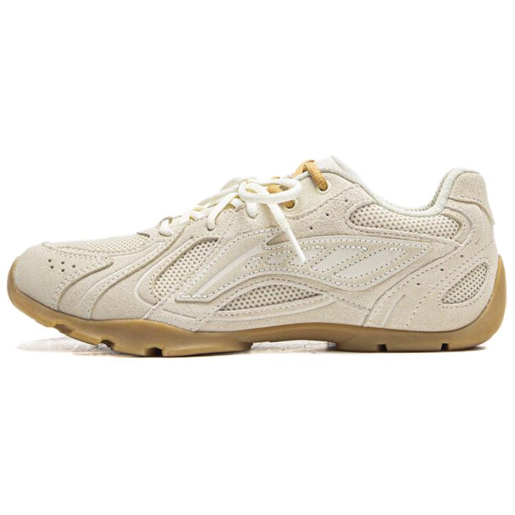 LiNing Cushioning, Wear Resistant Low Top Casual Shoes Women's Ecru/Xuan Paper White