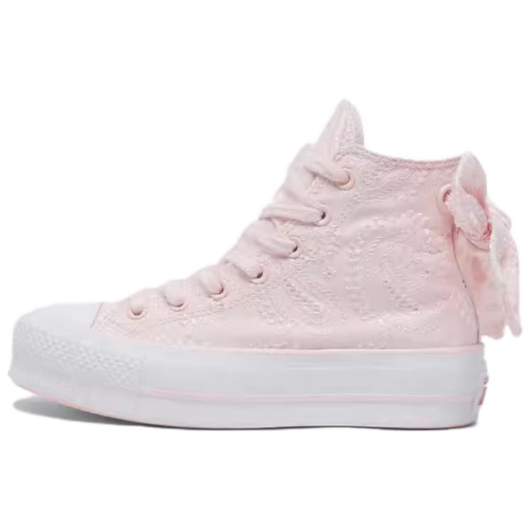 Converse All Star Lift Anti-Slip Wear-Resistant High-Top Skateboard Shoes Women's Pink