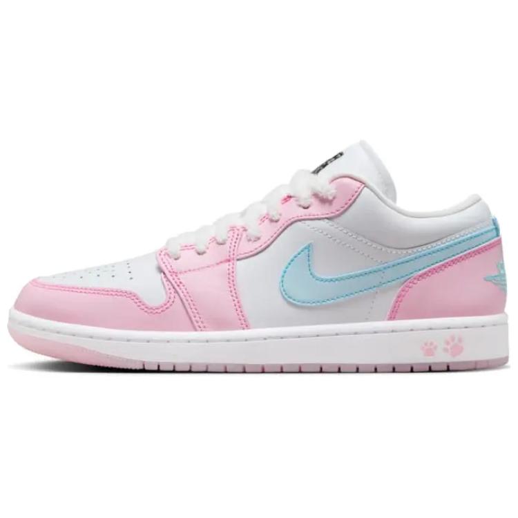 Jordan 1 Low Se Paw Print Pink Foam Women's
