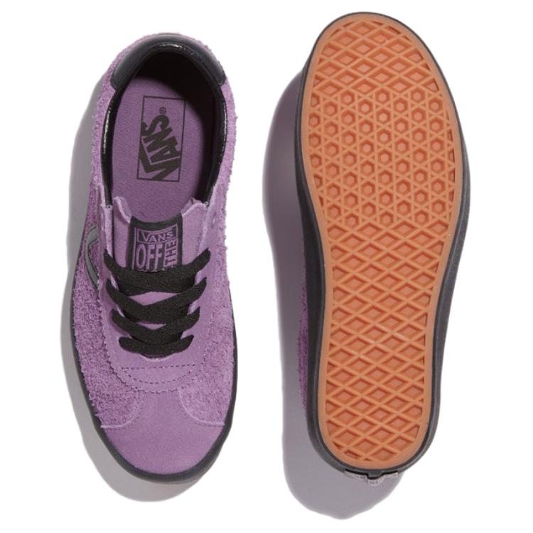 Vans Sports Anti Slip Wear Resistant Low Top Skateboard Shoes Women's Purple