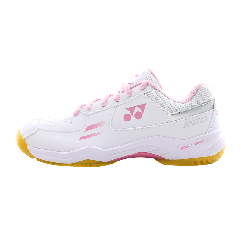 YONEX Power Cushion Coverage Breathable Wear-Resistant Cushioning Low-Top Badminton Shoes Women's White Pink
