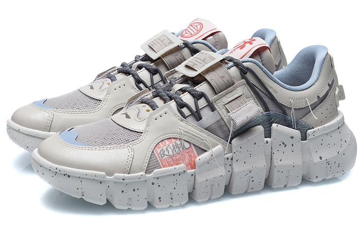 LINING CF Casual Shoes Unisex Low-Top Silver Fish Gray купить в интернет-магазине Yoocart с быстрой доставкой по России.