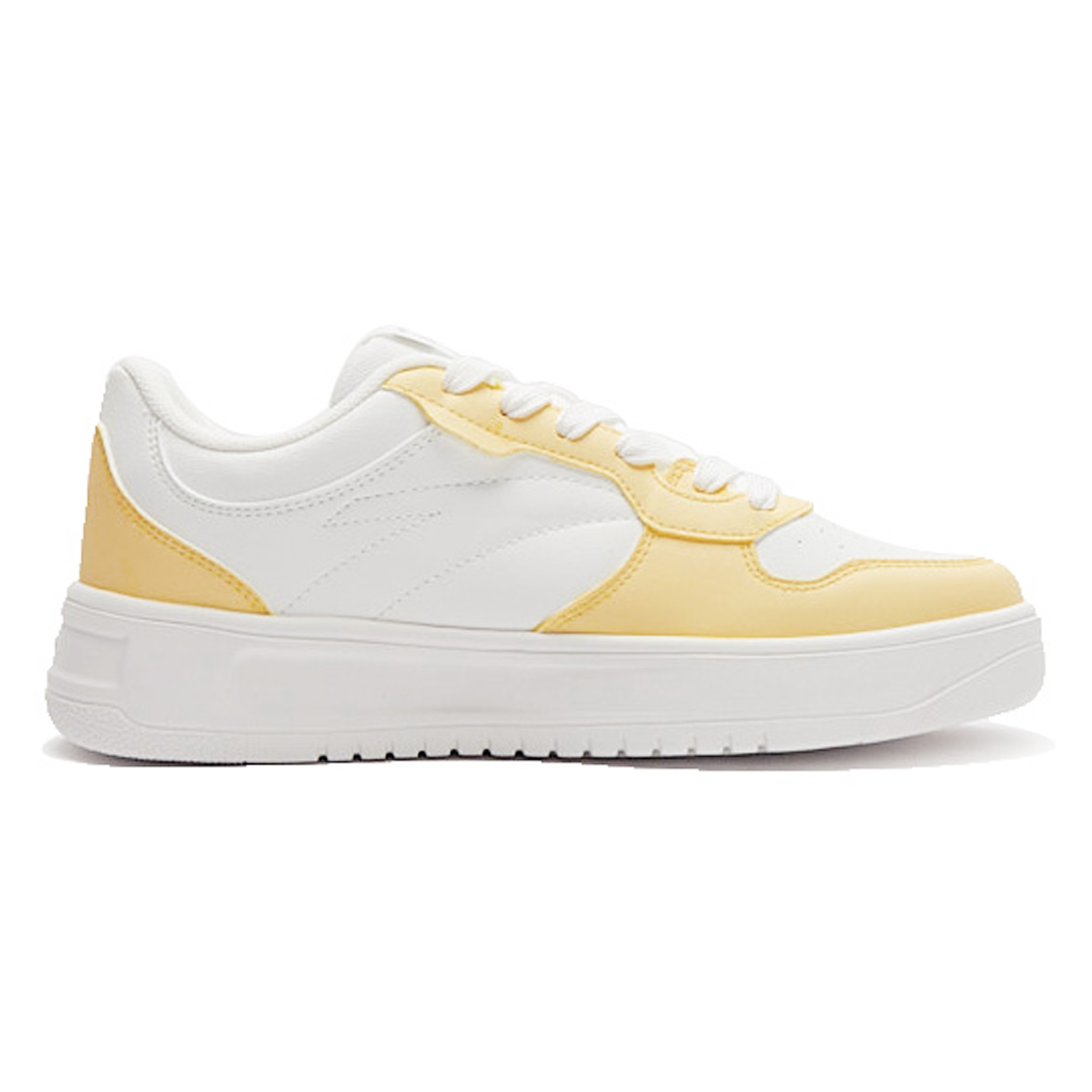 ANTA Skateboard Shoes Women's Low top White/Yellow/Orange
