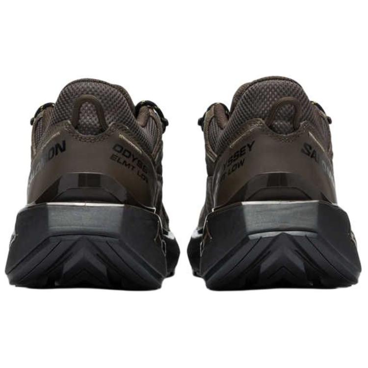 SALOMON ODYSSEY ELMT Breathable Lightweight And Wear-Resistant Low-Top Casual Shoes Unisex Brown