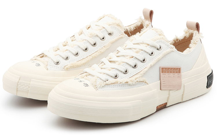 VESSEL G.O.P. Lows Low top Canvas Shoes Unisex White Sneakers