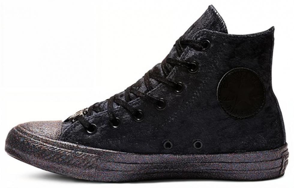 Converse Chuck Taylor All Star Hi Miley Cyrus Black Silver Women's