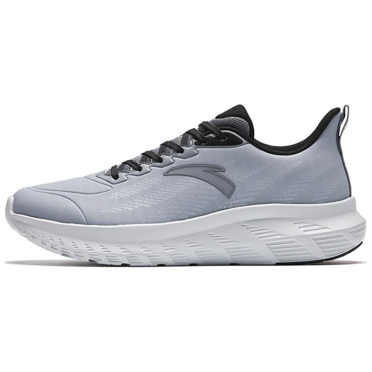 Anta Light Cloud Anti-Slip Wear-Resistant Low-Top Running Shoes Men's Gray