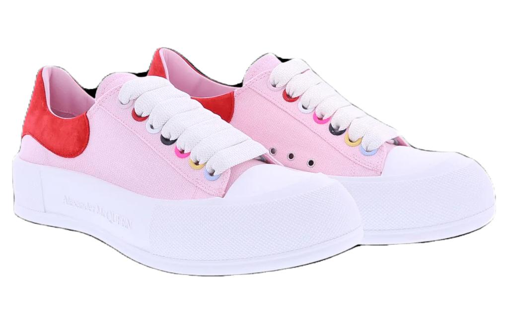 Alexander McQueen Deck Low top Skateboard Shoes Women's Pink White купить в интернет-магазине Yoocart с быстрой доставкой по России.
