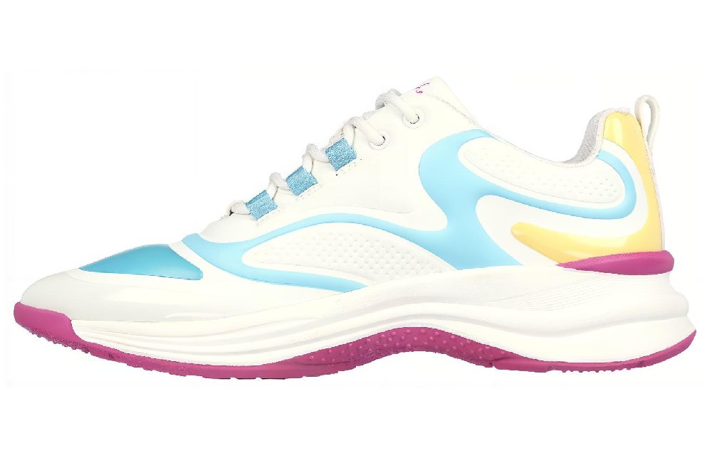Skechers Ashley Park X Abrasion Resistant Breathable Low Top Casual Shoes Women's White Blue
