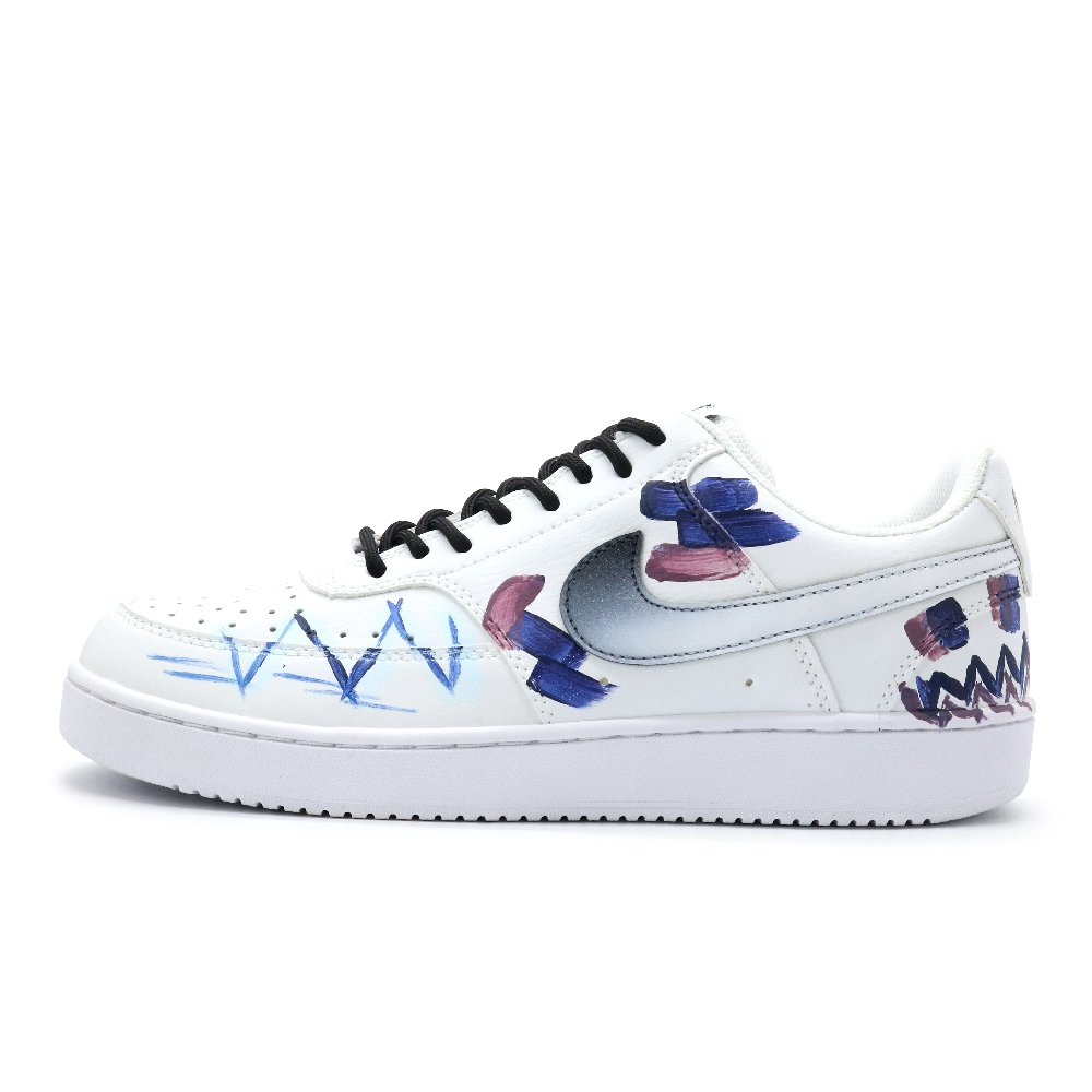 Nike Court Vision 1 Low Top Skateboard Shoes Men's White