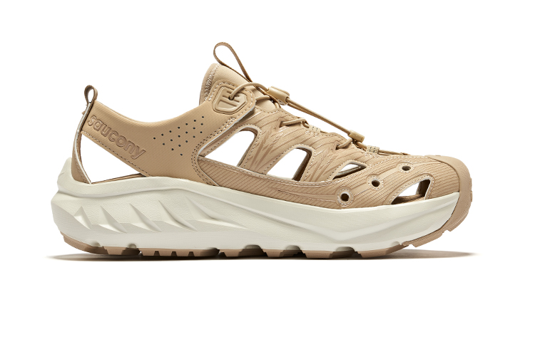 Saucony Cradle Slip Resistant Abrasion Resistant Low top Running Shoes Unisex Light Khaki купить в интернет-магазине Yoocart с быстрой доставкой по России.