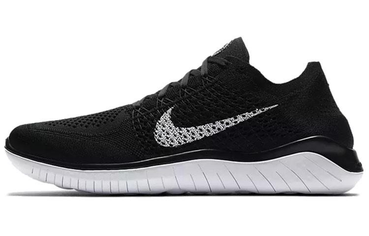 Nike Free Rn Flyknit 2018 Black White