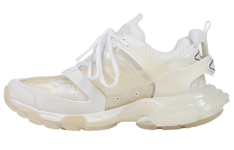 Balenciaga Track Clear Sole White