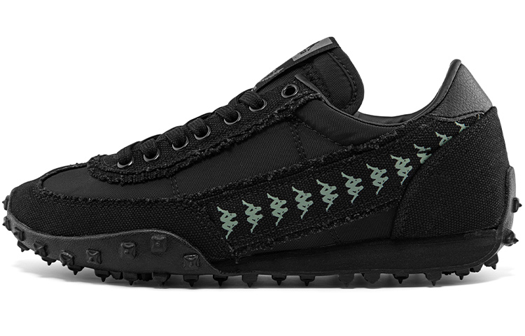 Kappa Coverage Low-Top Training Running Shoes Unisex Black Green
