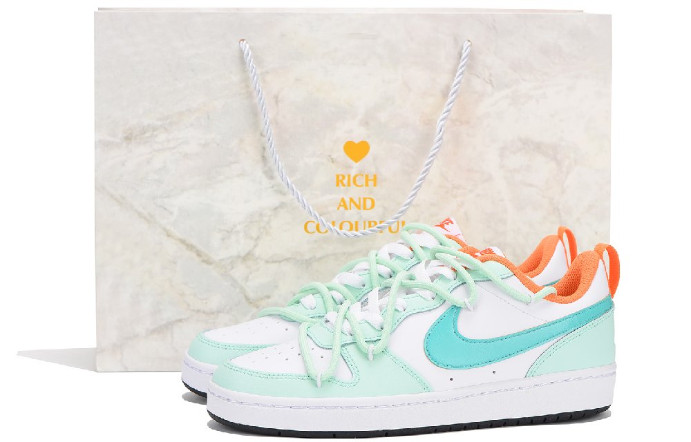 Nike Court Borough Series Skateboard Shoes Women's Low-Top White