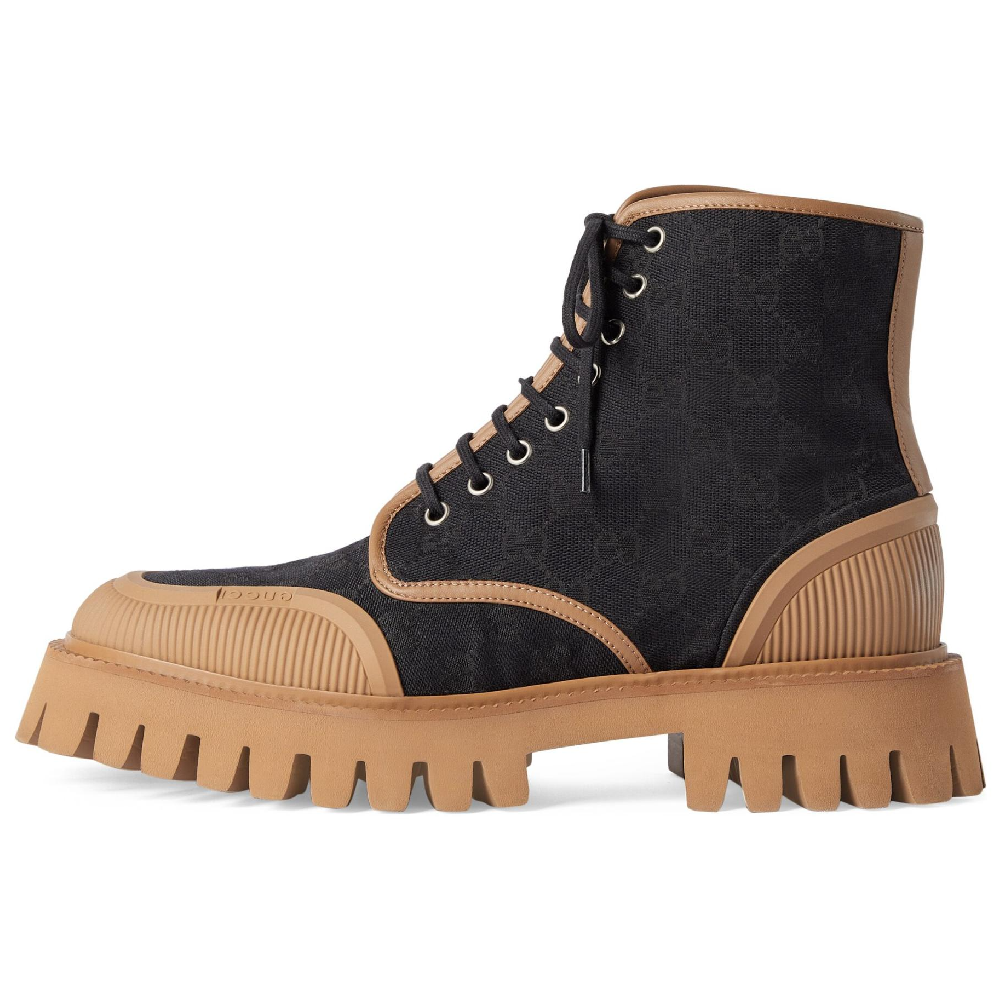 GUCCI Monogram Ankle Boots
