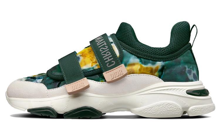 DIOR D-Wander Low-Top Casual Shoes Women's Pine Green