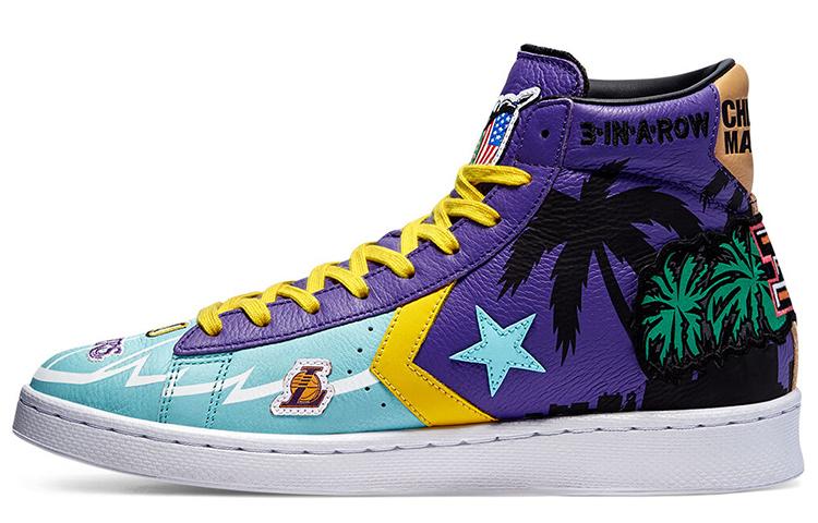 Converse Chinatown Market X Pro Leather High 'Lakers Championship Jacket'