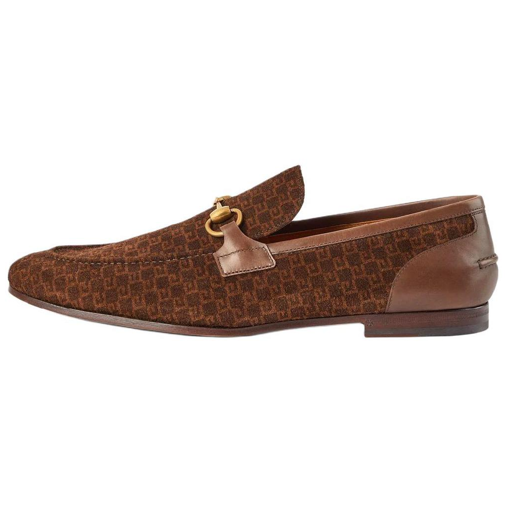 GUCCI Jordaan Loafers Dark Brown