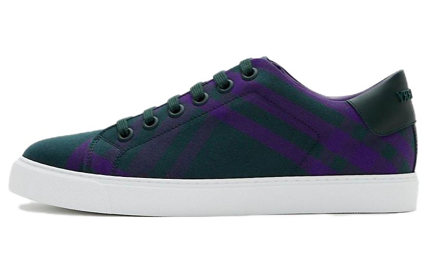 Burberry Checked Lace-up Sneakers