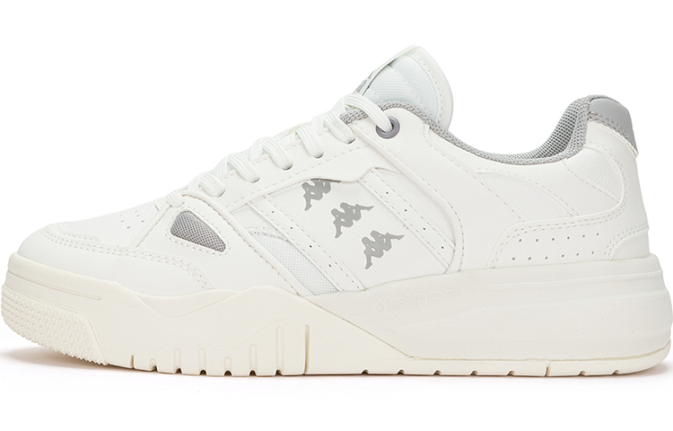 Kappa Low Top Skateboard Shoes Unisex White Gray