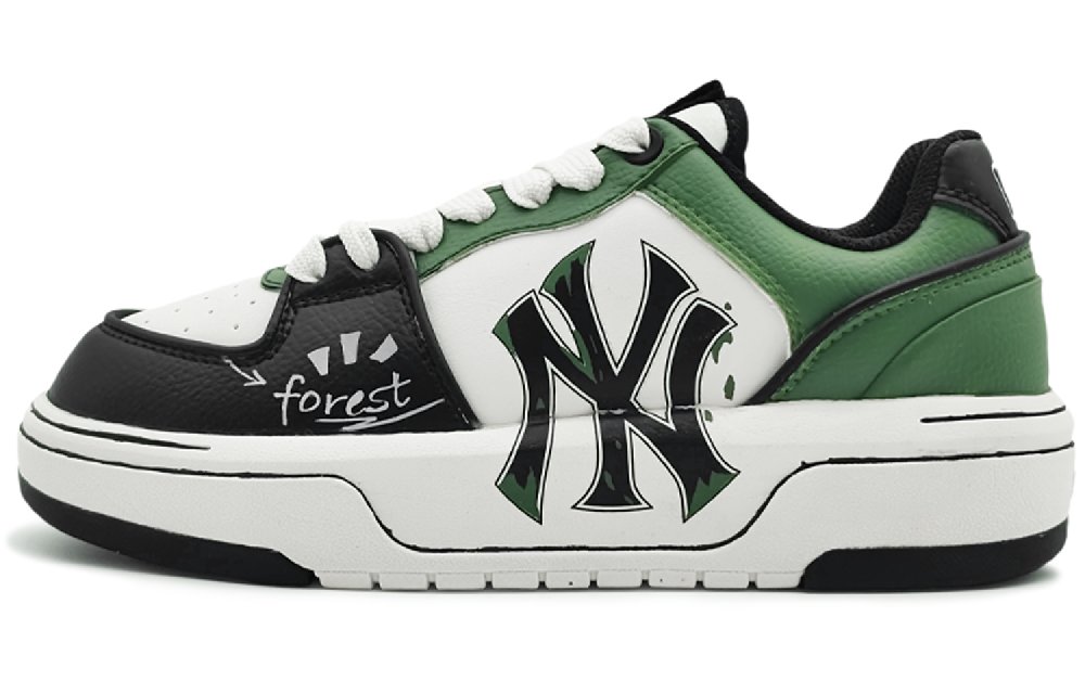MLB Chunky Liner Low-Top Skateboard Shoes Unisex Emerald Green