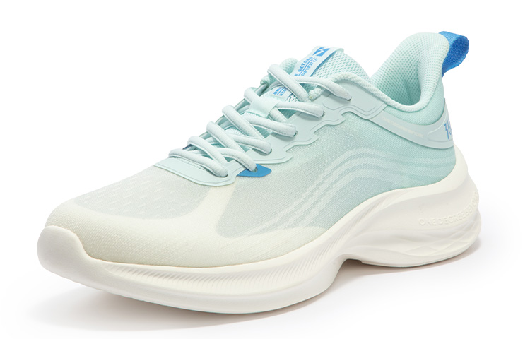 361° Cushioning, Slip Resistant, Abrasion Resistant, Breathable Low Top Running Shoes Men's Misty Yarn Blue купить в интернет-магазине Yoocart с быстрой доставкой по России.