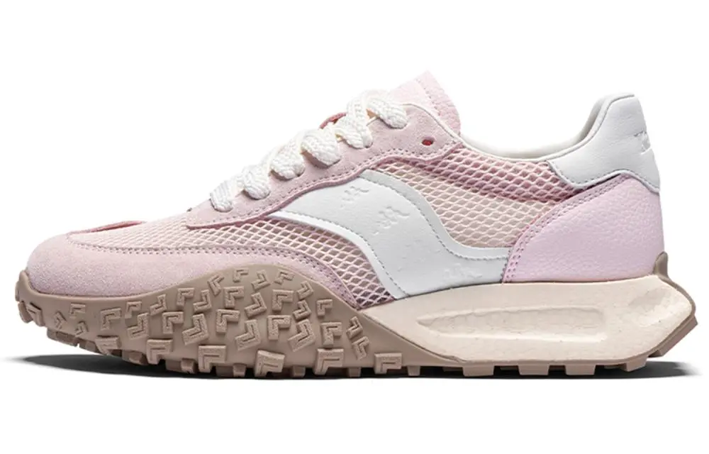 Kappa Anti Slip Wear Resistant Low Top Casual Running Shoes Women's Falling Blossom Pink