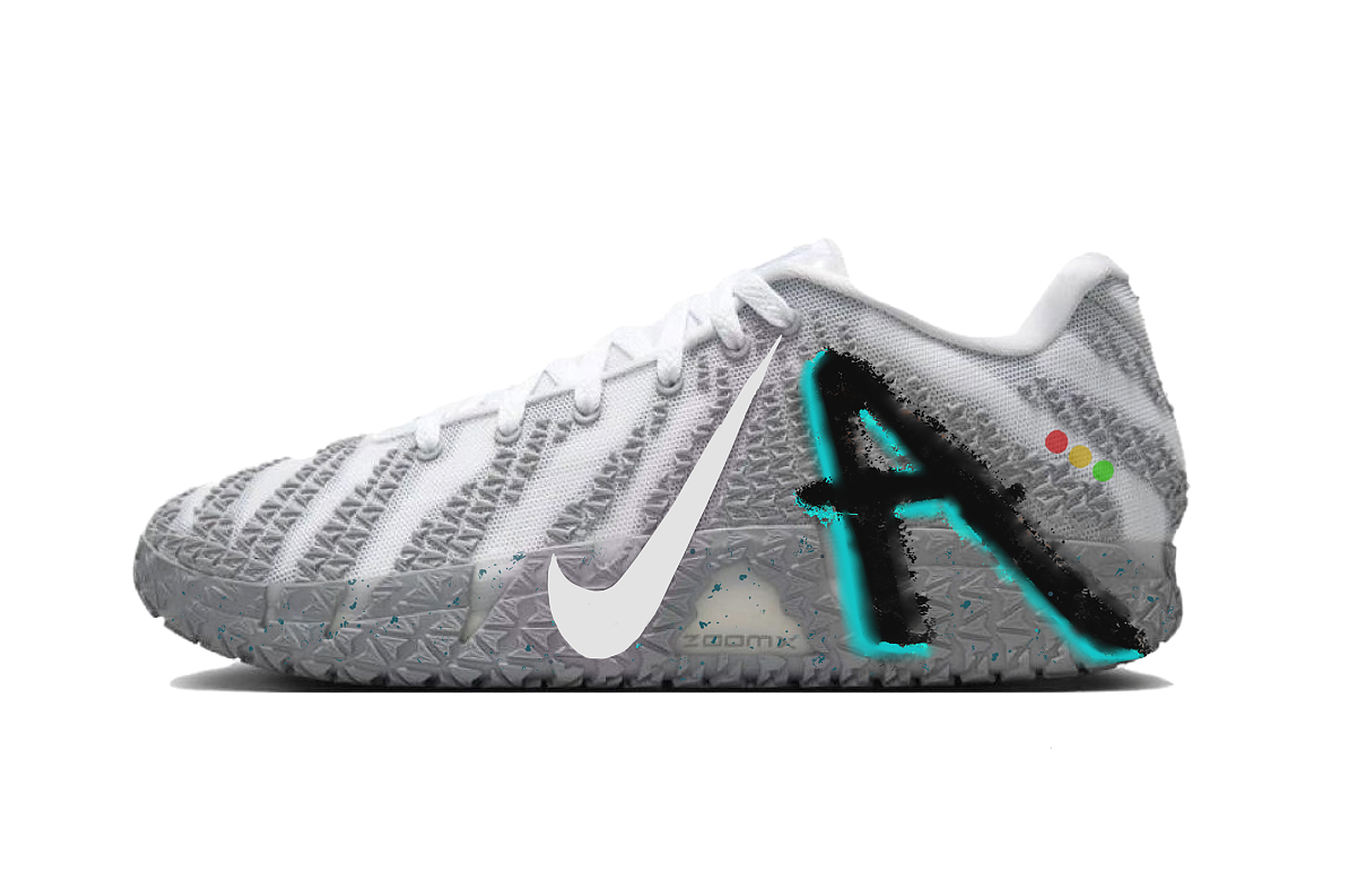 Nike Ja Morant 3 Back To Future Low top Basketball Shoes Men's Gray