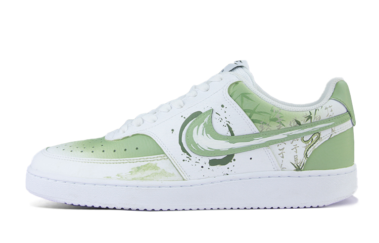 Nike Court Vision 1 Skateboard Shoes Men Low-Top Green