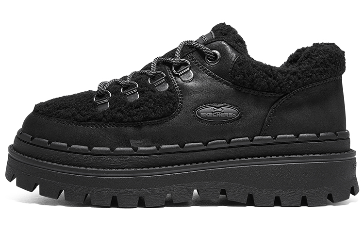 Skechers Street Series Niteball Platform Shoes Low Top Casual Shoes Women's Black